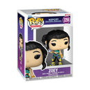 Funko Pop! vinyl figure Zoey packaging with 'K/POP Demon-Hunters' branding
