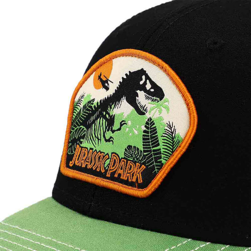 Bioworld Jurassic Park Logo Patch Trucker