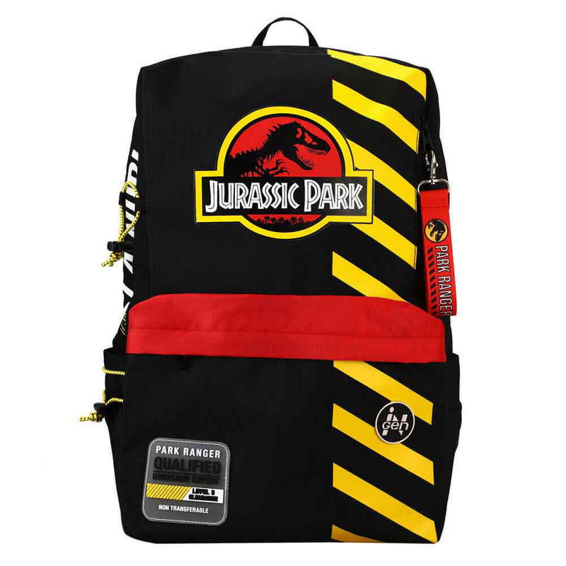 Bioworld Jurassic Park Qualified Park Ranger Backpack, front view