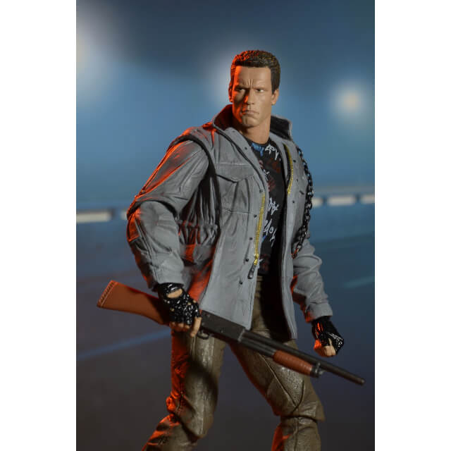 NECA Terminator 7″ Scale Action Figure, Ultimate Tech Noir T-800