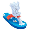 Li'l Pals Flip Flop Latex & Rope Dog Toy