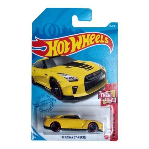Hot Wheels 2021 Then and Now '17 Nissan GT-R (R35) (Yellow) 79/250