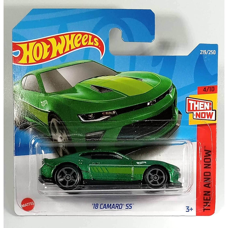 Hot Wheels 2022 Mainline Then and Now Series Cars (Short Card) '18 Camaro SS