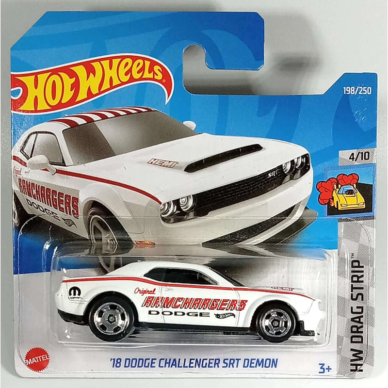 Hot Wheels 2022 Mainline HW Drag Strip Series Cars (Short Card) '18 Dodge Challenger SRT Demon