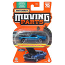 Matchbox 2023 Moving Parts Series 1:64 Scale Diecast Vehicles (Wave 1), 1969 Ford Mustang Boss 302
