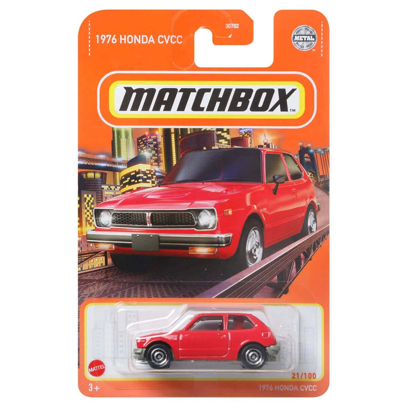 Matchbox Mainline 2022 Cars 1976 Honda CVCC 21/100