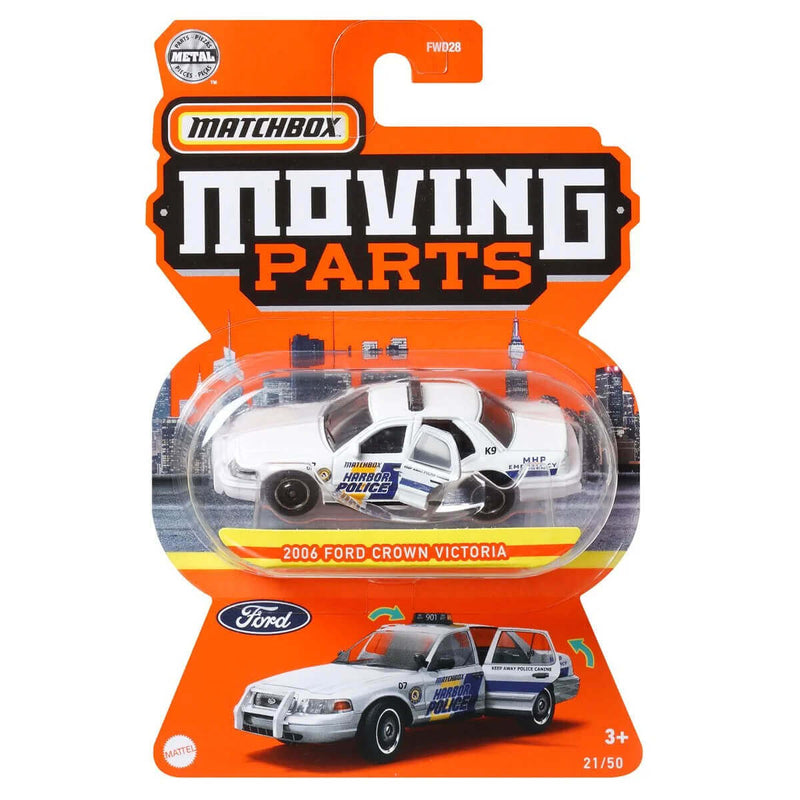 Matchbox Moving Parts 2022 Wave 5 Vehicles, 2006 Ford Crown Victoria