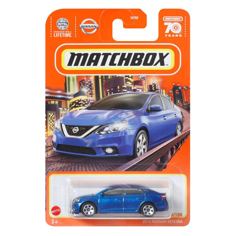 Matchbox 2023 Mainline Cars, 2016 Nissan Sentra