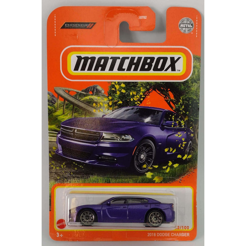 Matchbox Mainline 2022 Cars 2018 Dodge Charger 52/100