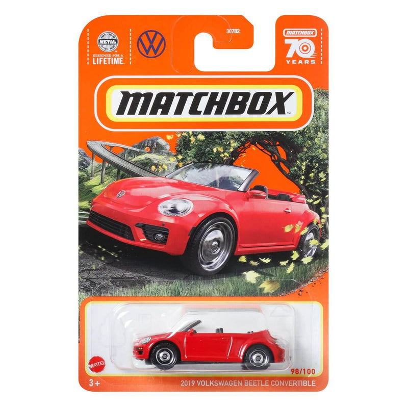 Matchbox 2023 Mainline Cars, 2019 Volkswagen Beetle Convertible