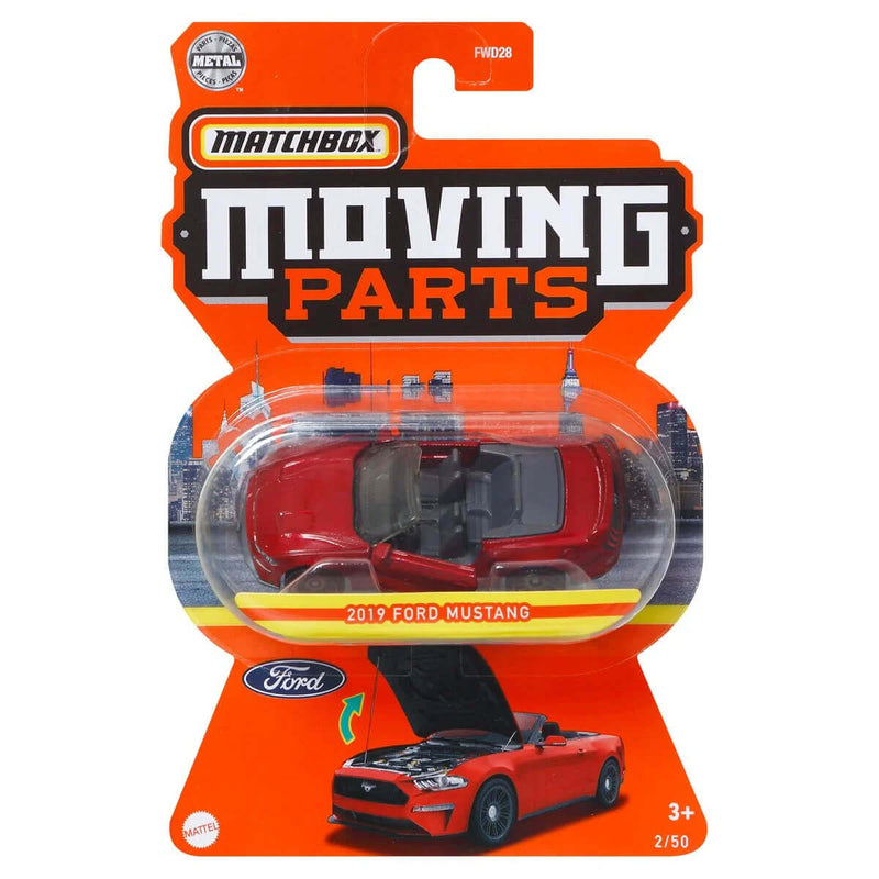 Matchbox Moving Parts 2022 Wave 5 Vehicles, 2019 Ford Mustang