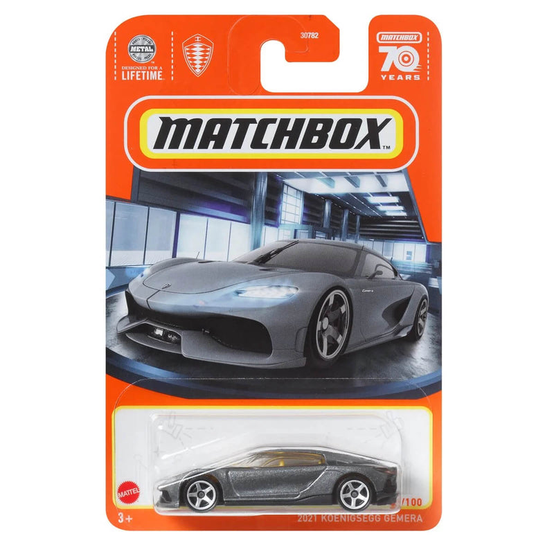 Matchbox 2023 Mainline Cars, 2021 Koenigsegg Gemera