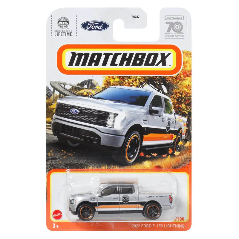 Matchbox 2023 Mainline Cars, 2022 Ford F-150 Lightning