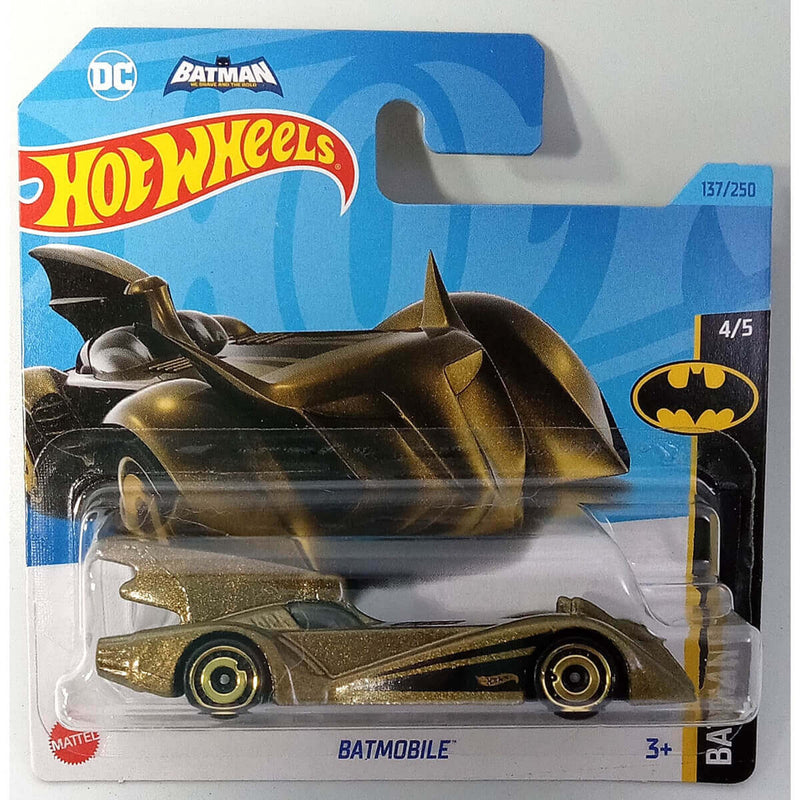 Hot Wheels 2023 Mainline Batman Series Cars (Short Card) Batman Batmobile HKJ75 4/5 137/250