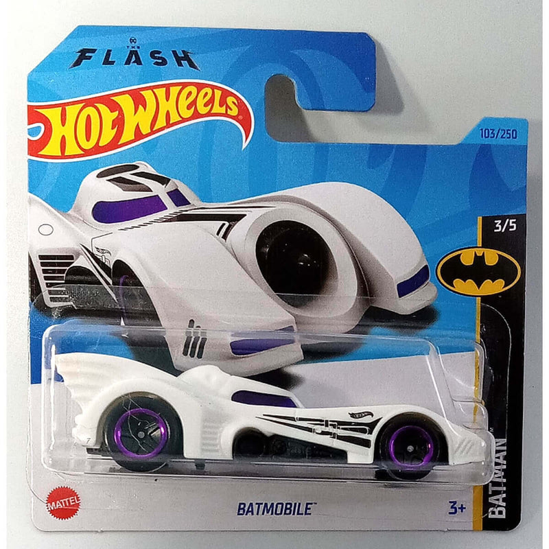 Hot Wheels 2023 Mainline Batman Series Cars (Short Card) The Flash Batmobile HKJ74 3/5 103/250