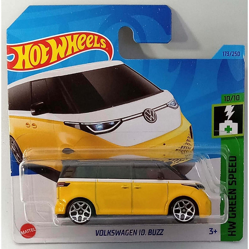 Hot Wheels 2023 Mainline HW Green Speed Series Cars (Short Card) Volkswagen ID. Buzz HKG51 10/10 173/250