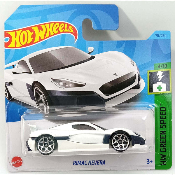 Hot Wheels 2023 Mainline HW Green Speed Series Cars (Short Card) Rimac Nevera HKK21 4/10 70/250