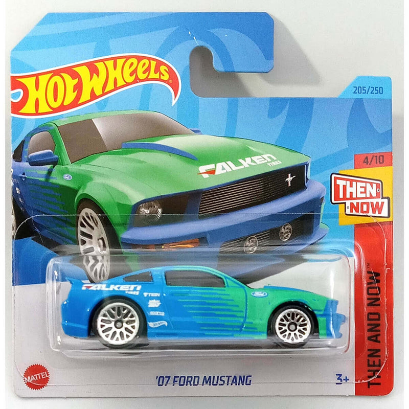 Hot Wheels 2023 Mainline Then and Now Series Cars (Short Card) '07 Ford Mustang HKJ43 4/10 205/250