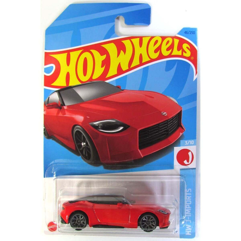 Hot Wheels 2023 Mainline HW J-Imports Series 1:64 Scale Diecast Cars (International Card), 2023 Nissan Z