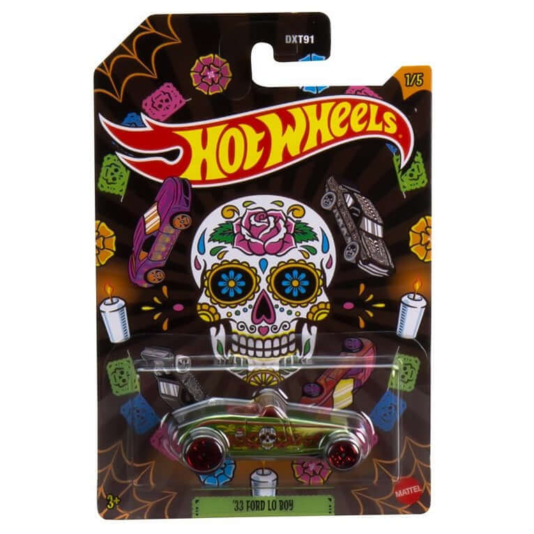 Hot Wheels 2023 Halloween 1:64 Scale Diecast Vehicles, '33 Ford Lo Boy