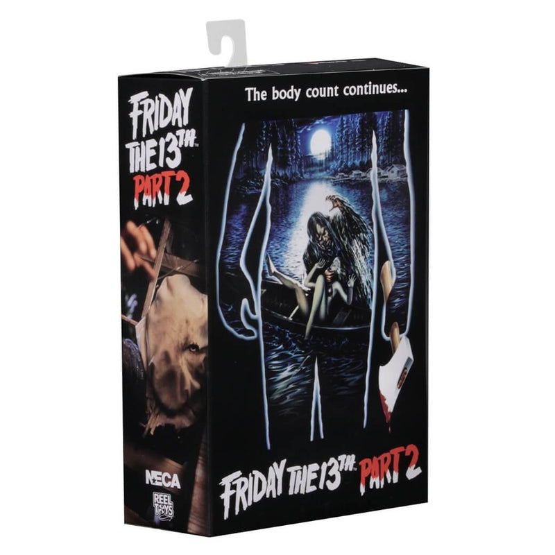 NECA Friday the 13th Ultimate Part 2 Jason 7” Scale Action Figure box side