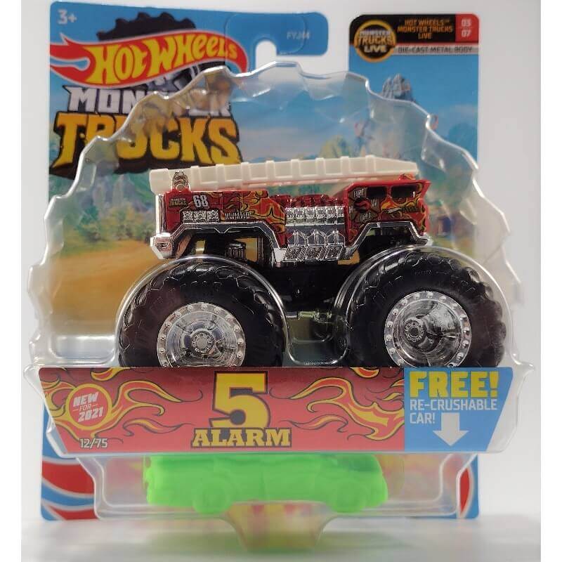 5 Alarm Hot Wheels Monster Trucks Live 03/07 12/75