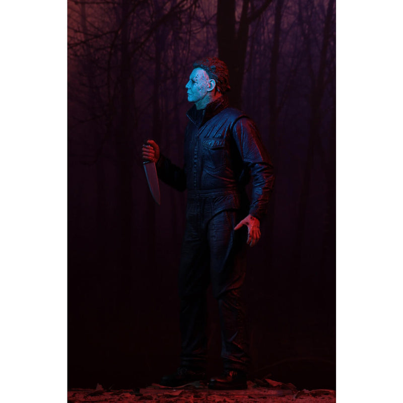 NECA Halloween 2018 Ultimate Michael Myers 7" Scale Action Figure in forest diorama