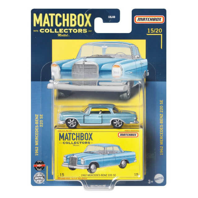 Matchbox 2021 Collectors Series Vehicles 1962 Mercedes-Benz 220 SE