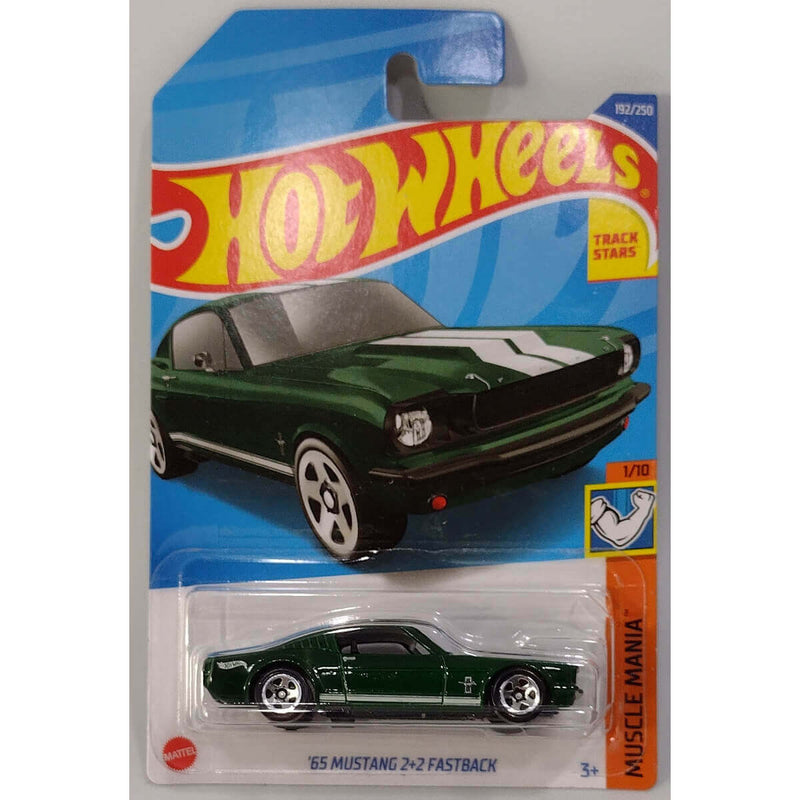 Hot Wheels 2022 Muscle Mania Series Cars '65 Mustang 2+2 Fastback 1/10 192/250
