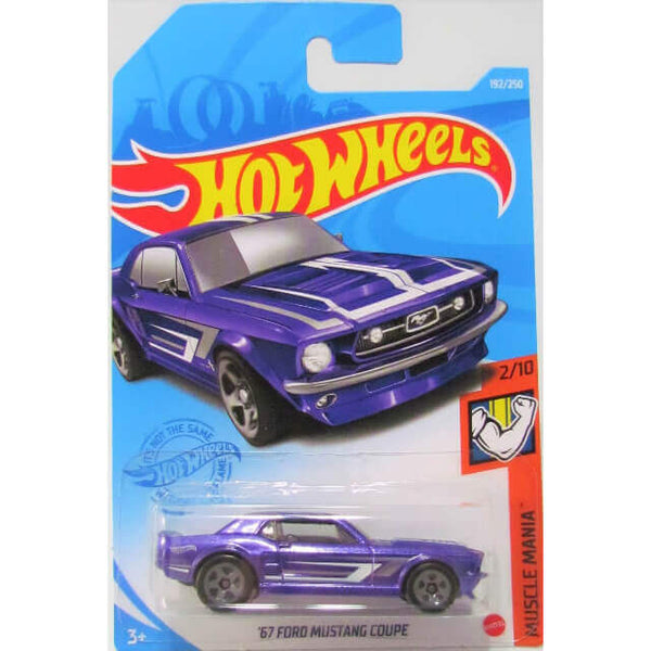 Hot Wheels 2021 Muscle Mania Series Cars '67 Ford Mustang Coupe Purple 2/10 192/250