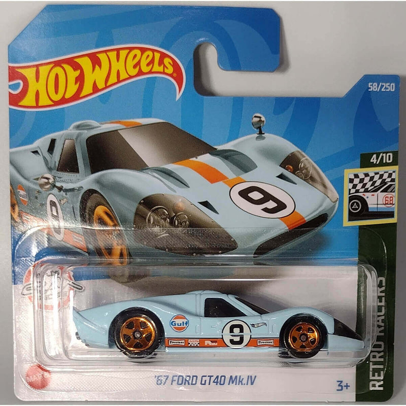 Hot Wheels 2022 Retro Racers Series Cars (Short Card) 67 ford gt40 mk.iv