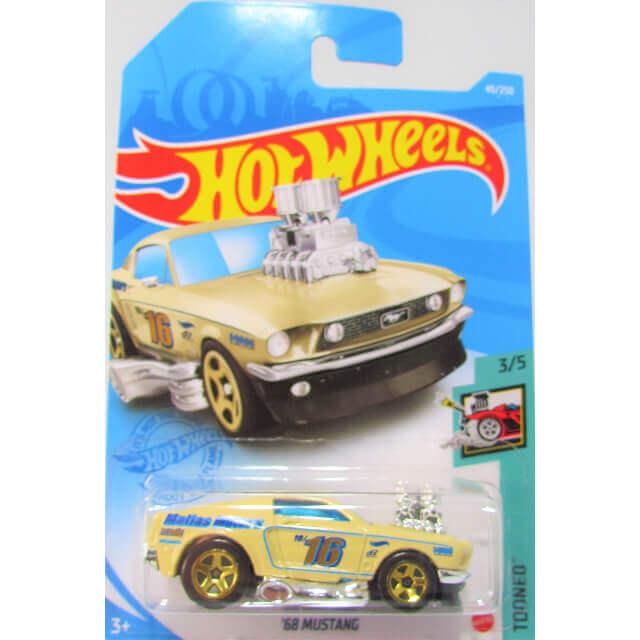 Hot Wheels 2021 Tooned '68 Mustang (Off-White) 3/5 40/250