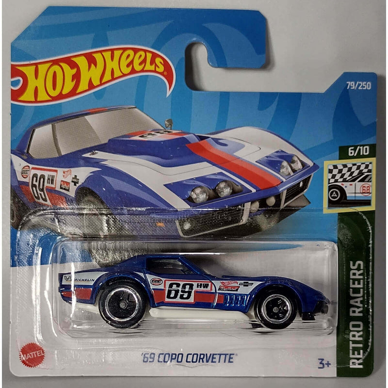 Hot Wheels 2022 Retro Racers Series Cars (Short Card) 69 copo corvette