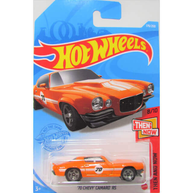 Hot Wheels 2021 Then and Now '70 Chevy Camaro RS (Orange) 8/10 179/250