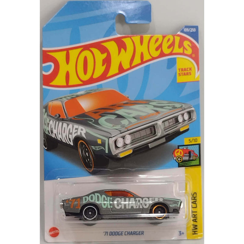 Hot Wheels 2022 HW Art Cars Series Cars '71 Dodge Charger 5/10 109/250