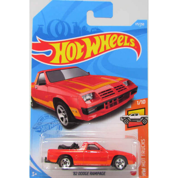 Hot Wheels 2021 HW Hot Trucks Series Cars '82 Dodge Rampage (Red) 1/10 175/250