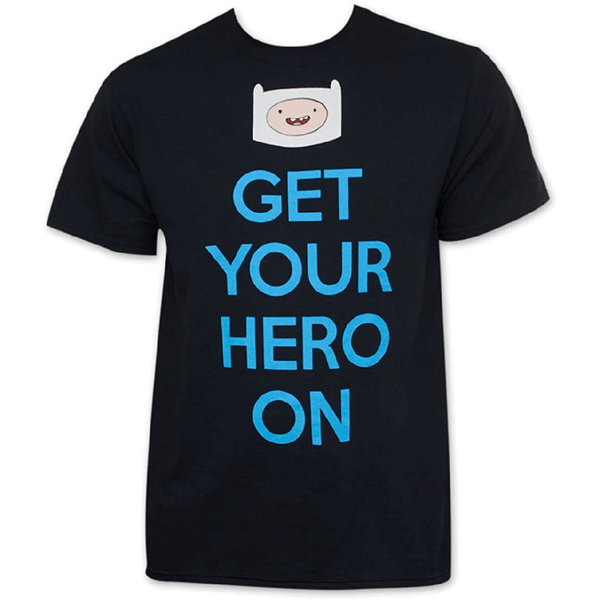 Adventure Time "Get Your Hero On" women's t-shirt