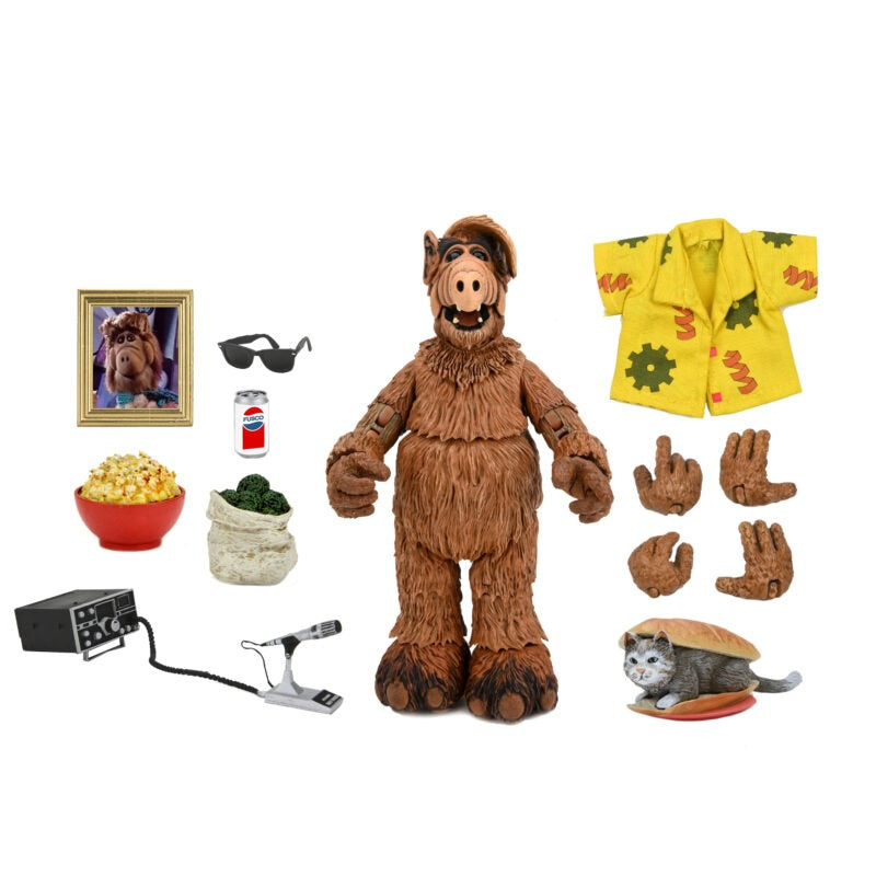 NECA Ultimate Alf 7″ Scale Action Figure with accessories