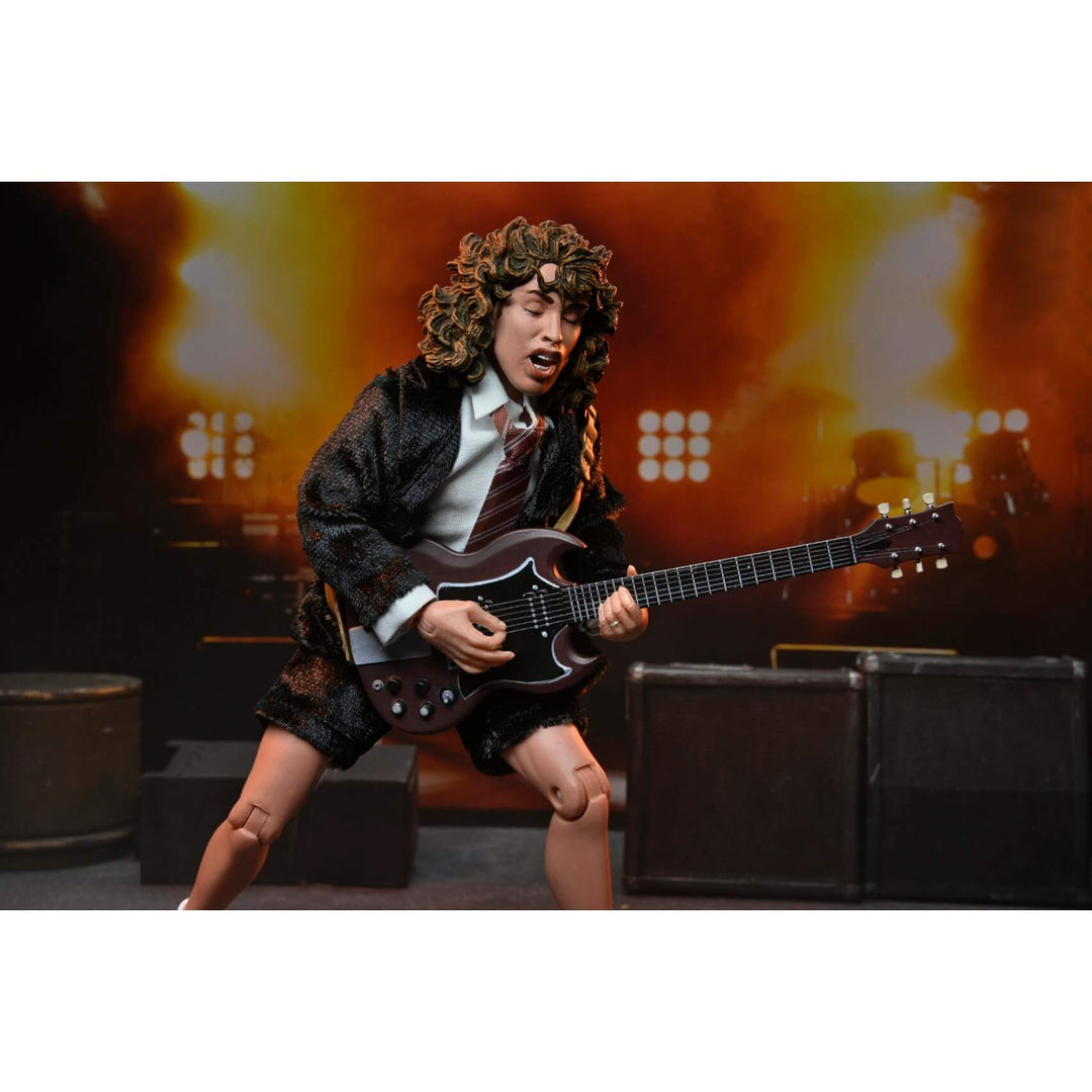 AC/DC 8 CLOTHED ACTION FIGURE -ANGUS YOUNG HIGHWAY TO HELL RETRO FI AC/DC 8 CLOTHED ACTION FIGURE -ANGUS YOUNG HIGHWAY TO HELL RETRO FI
