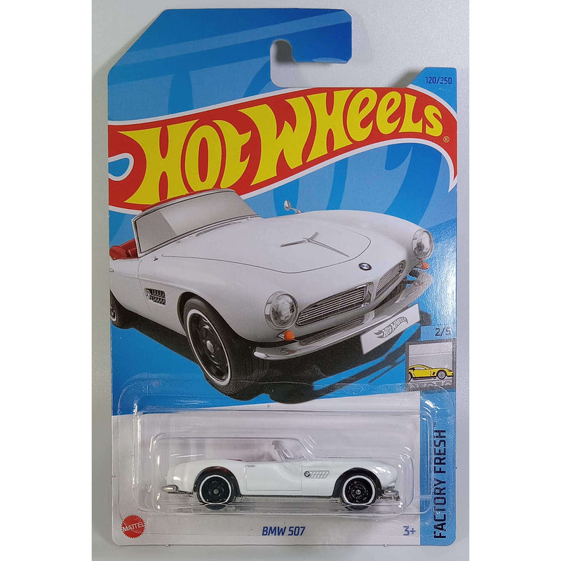 Hot Wheels 2023 Mainline Factory Fresh Series 1:64 Scale Diecast Cars (International Card), BMW 507 2/5 120/250 HKG30