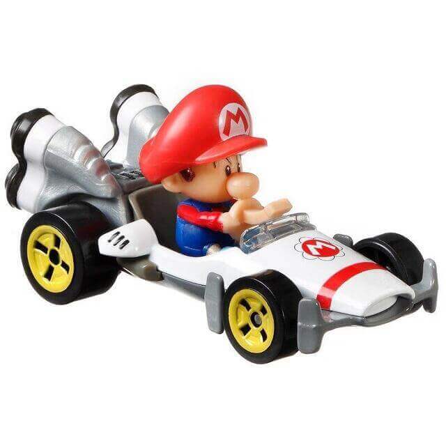 Mario Kart Hot Wheels Vehicle 2021 Baby Mario