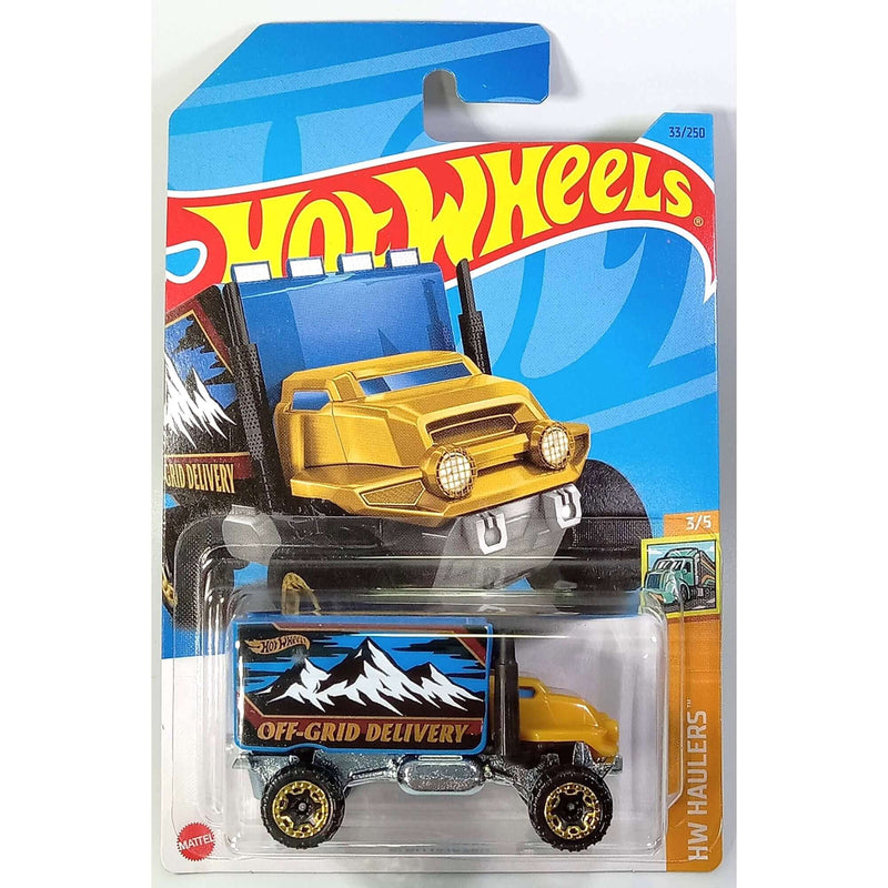 Hot Wheels 2023 Mainline HW Haulers Series 1:64 Scale Diecast Cars (International Card), Baja Hauler 3/5 33/250 HKJ98