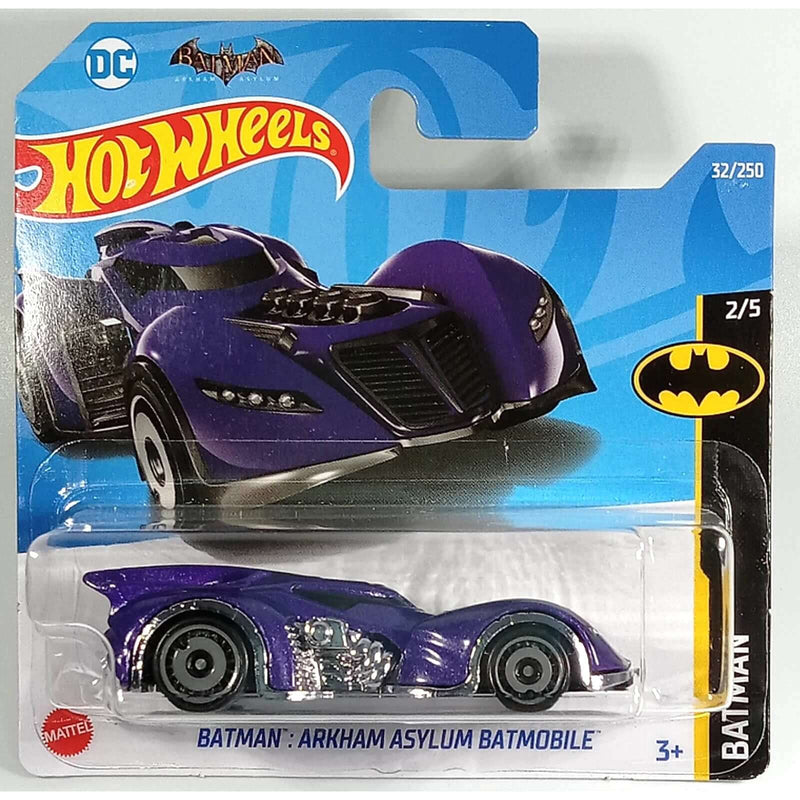 Hot Wheels 2022 Batman Series Cars (Short Card) Batman: Arkham Asylum Batmobile
