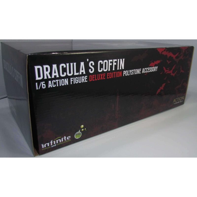 Infinite Statue X Kaustic Plastik Bela Lugosi as Dracula Deluxe Limited Ed. 1/6 Scale 12" Action Figure Set IK-2102D, Coffin package back