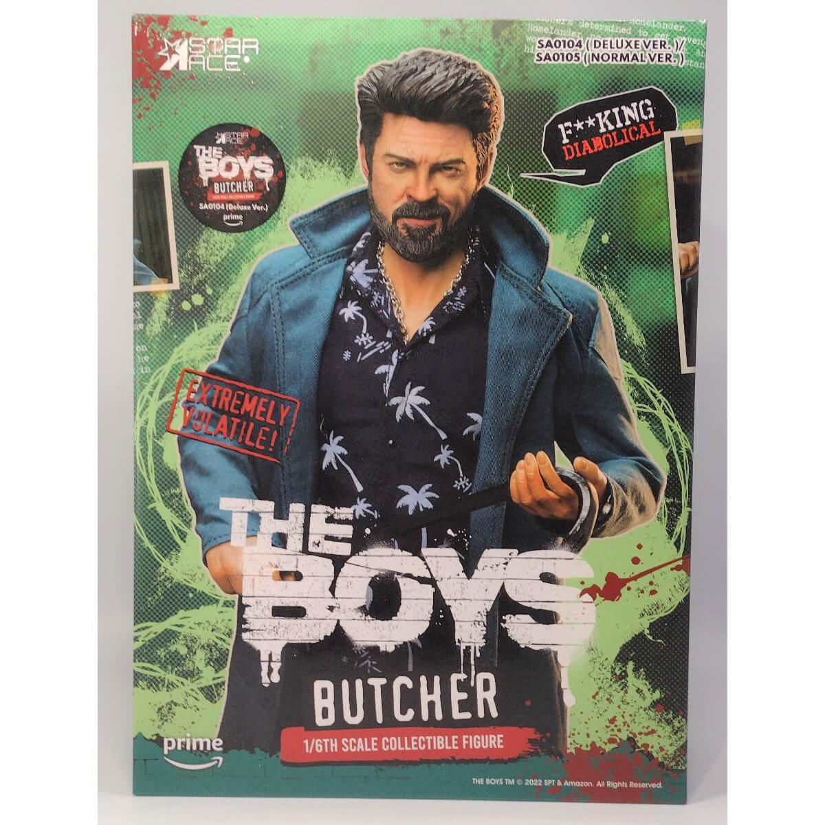 Star Ace The Boys Billy Butcher Deluxe Version 1/6 Scale 12 Inch  Collectible Action Figure