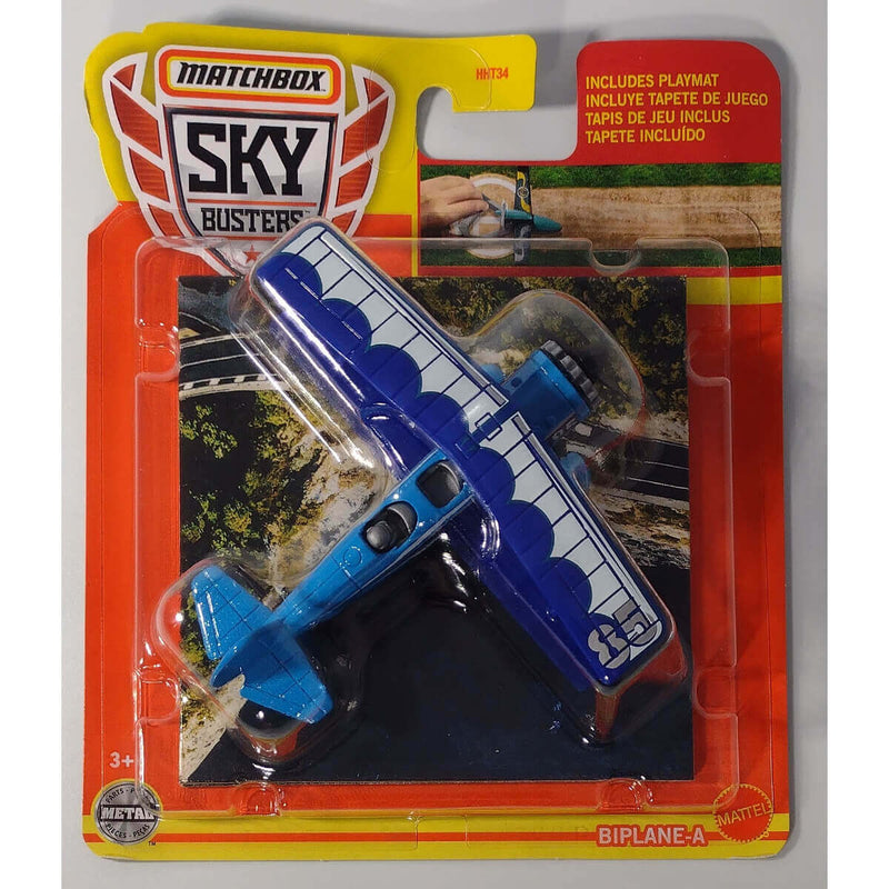 Matchbox 2022 Sky Busters Wave 3 Biplane-A