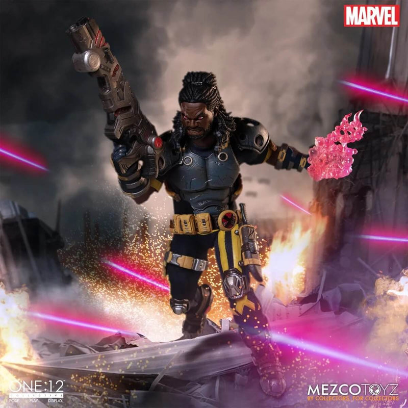 Mezco Toyz X-Men Bishop One:12 Collective 6 1/2 Inch Action Figure, with weapons