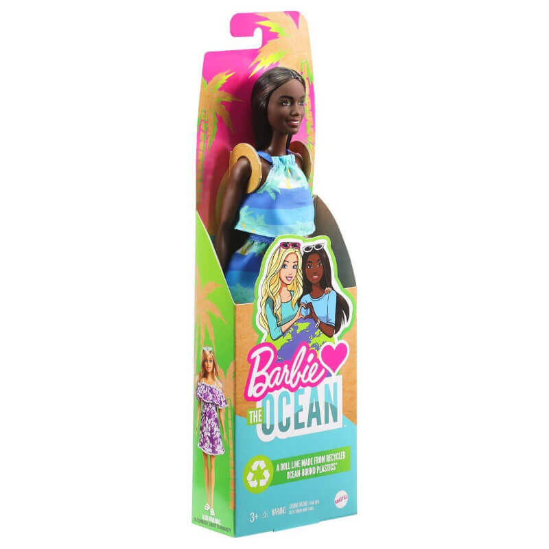 Barbie Loves the Ocean Doll Ocean Print Top/Skirt
