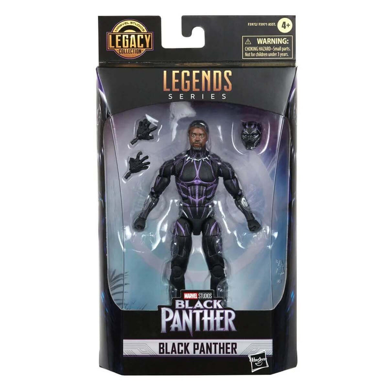 Hasbro Black Panther Marvel Legends Legacy Collection 6-Inch Action Figures, Black Panther Box Front
