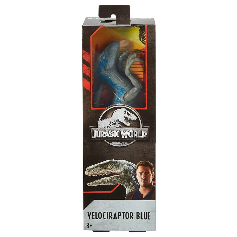 Mattel Jurassic World Blue Velociraptor 12-Inch Action Figure